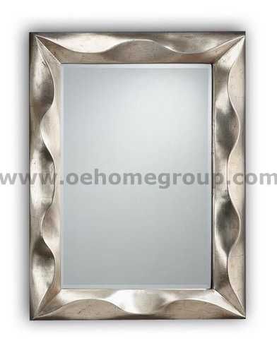 8609 Decorative wood wall mirror for Hosipitality